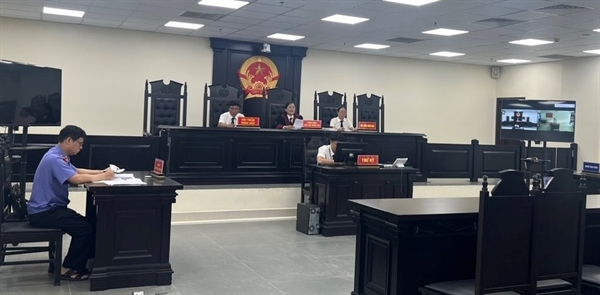 Viện KSND huyện Đan Phượng phối hợp với TAND cùng cấp tổ chức các phiên tòa hình sự xét xử theo hình thức trực tuyến